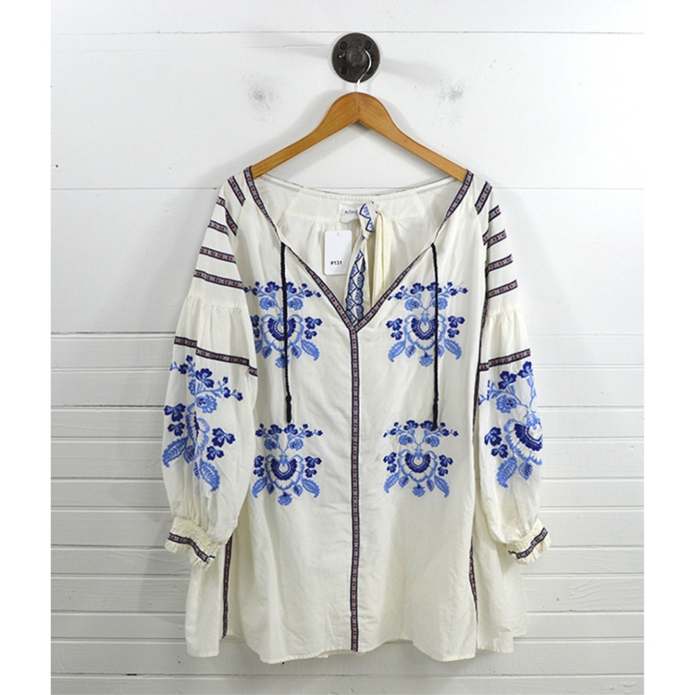 N/NICHOLAS FLORAL EMBROIDERED DRESS #131-188